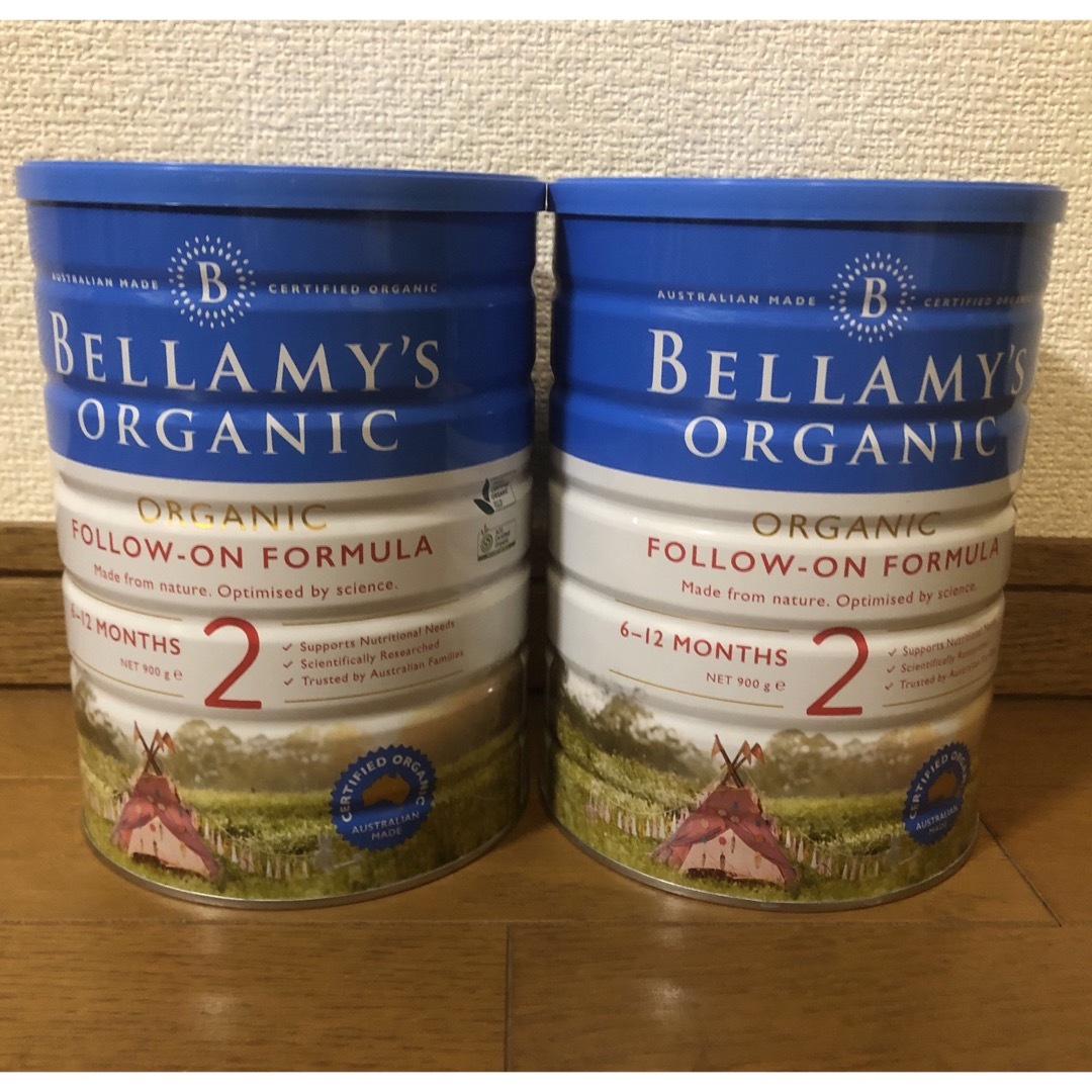 Bellamy's Organic フォローオンミルク 2缶セット Bellamy's