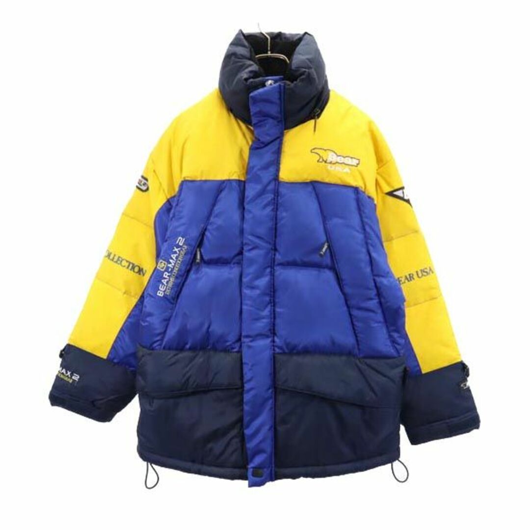 ベアー BEAR-MAX2 550フィルパワー ダウンコート M ブルー Bear USA