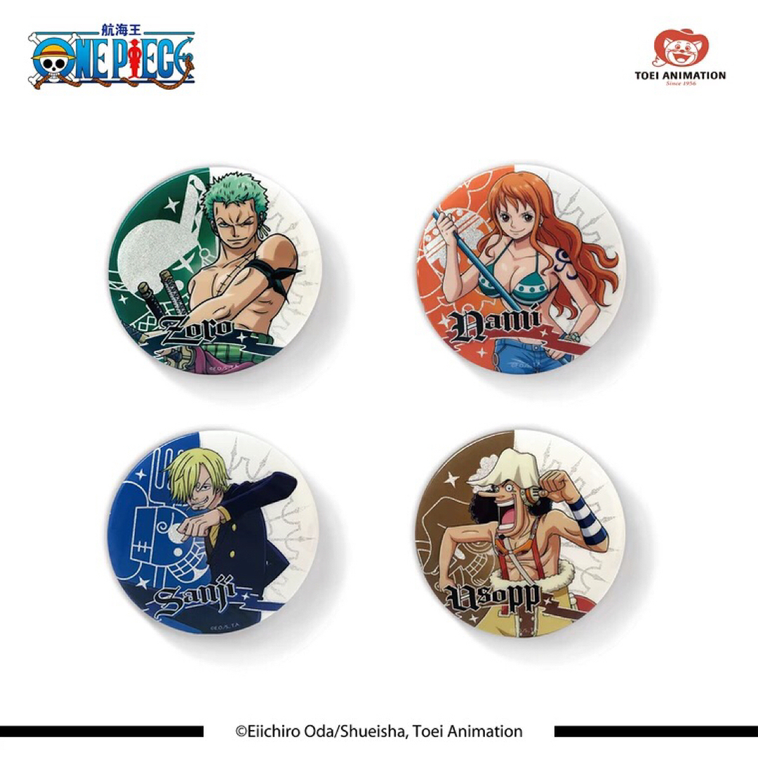 ONEPIECE ワンピース 中国限定 上海 ホログラム バッジ 全種 セットの