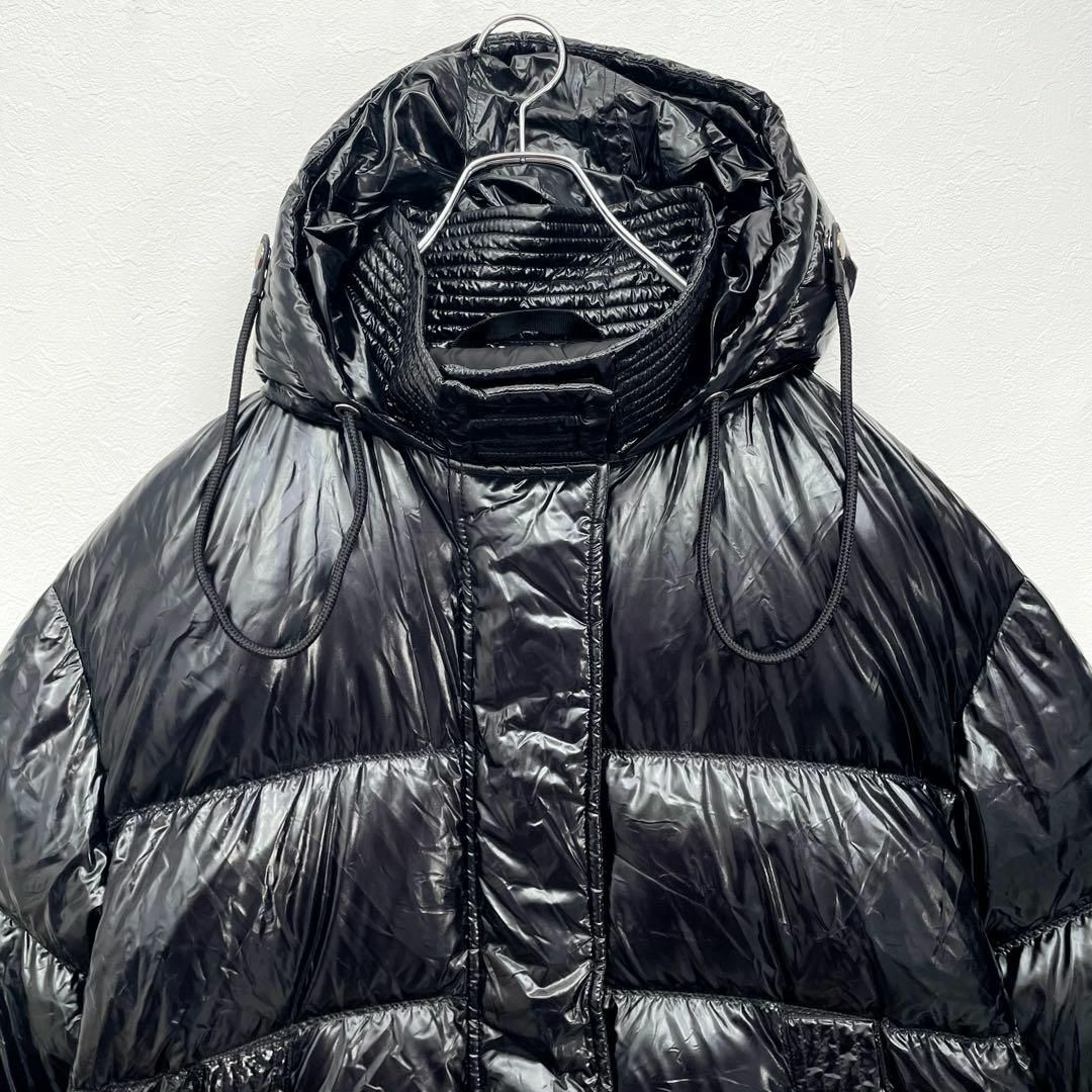 DIESEL - ディーゼル DIESEL 光沢 ブラック ダウンジャケット オーバー