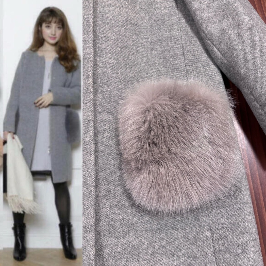 Apuweiser-riche - ☆アプワイザーリッシェ☆ フード付ポケットファー