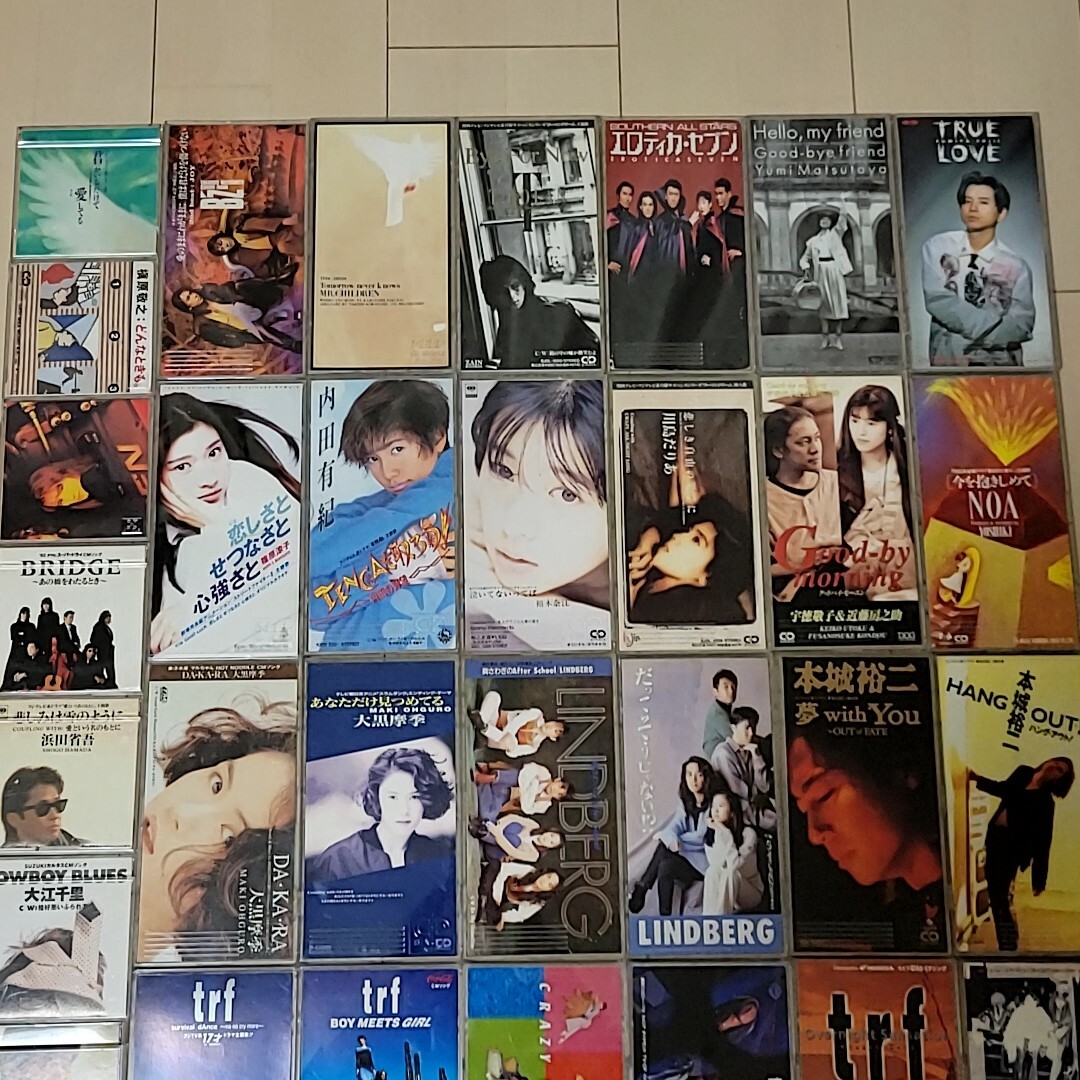 邦楽 懐かし 8cm シングル CD 37枚 セット まとめ売り 8センチ 昔の