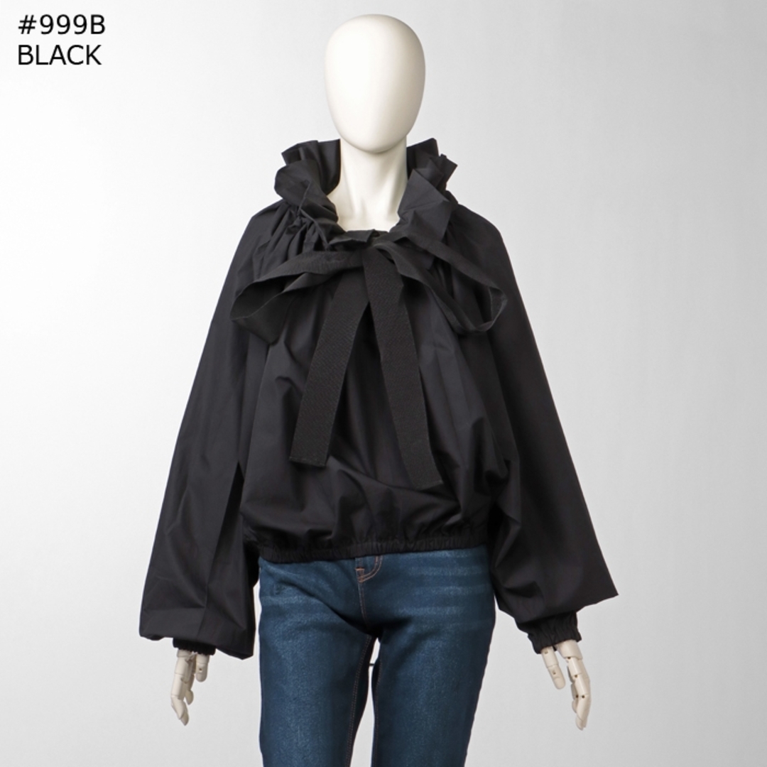 PATOU - パトゥ PATOU ブラウス パフスリーブ グログランリボン