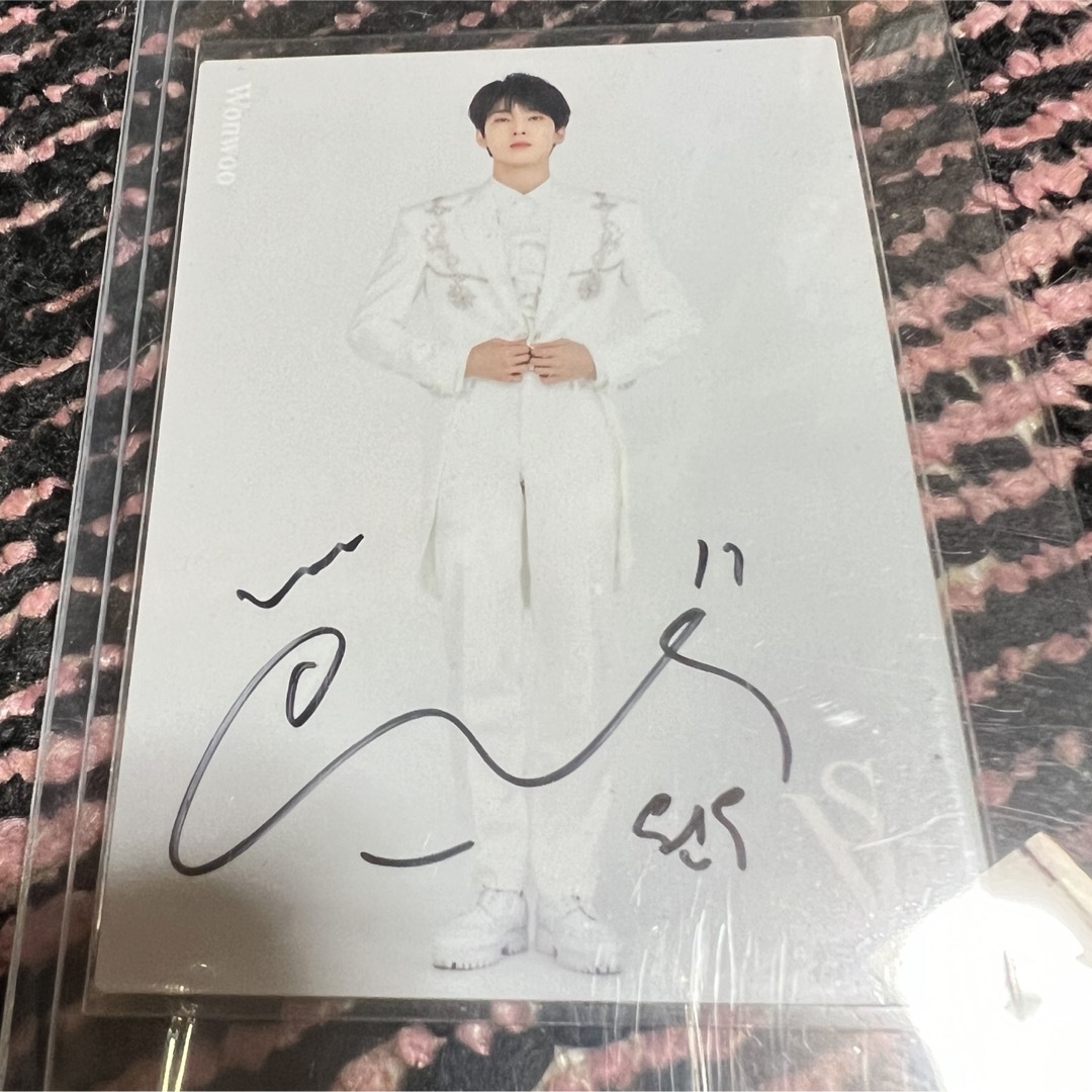 seventeen ウォヌ サイン入りアルバム seventeen セブチ ウォヌ wonwoo