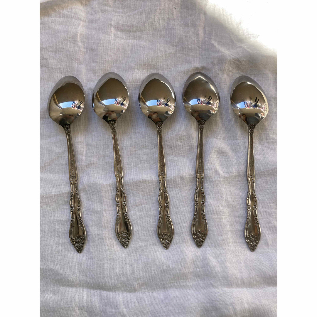 昭和 レトロ スプーン 5本の通販 by fea412's shop】｜ラクマ