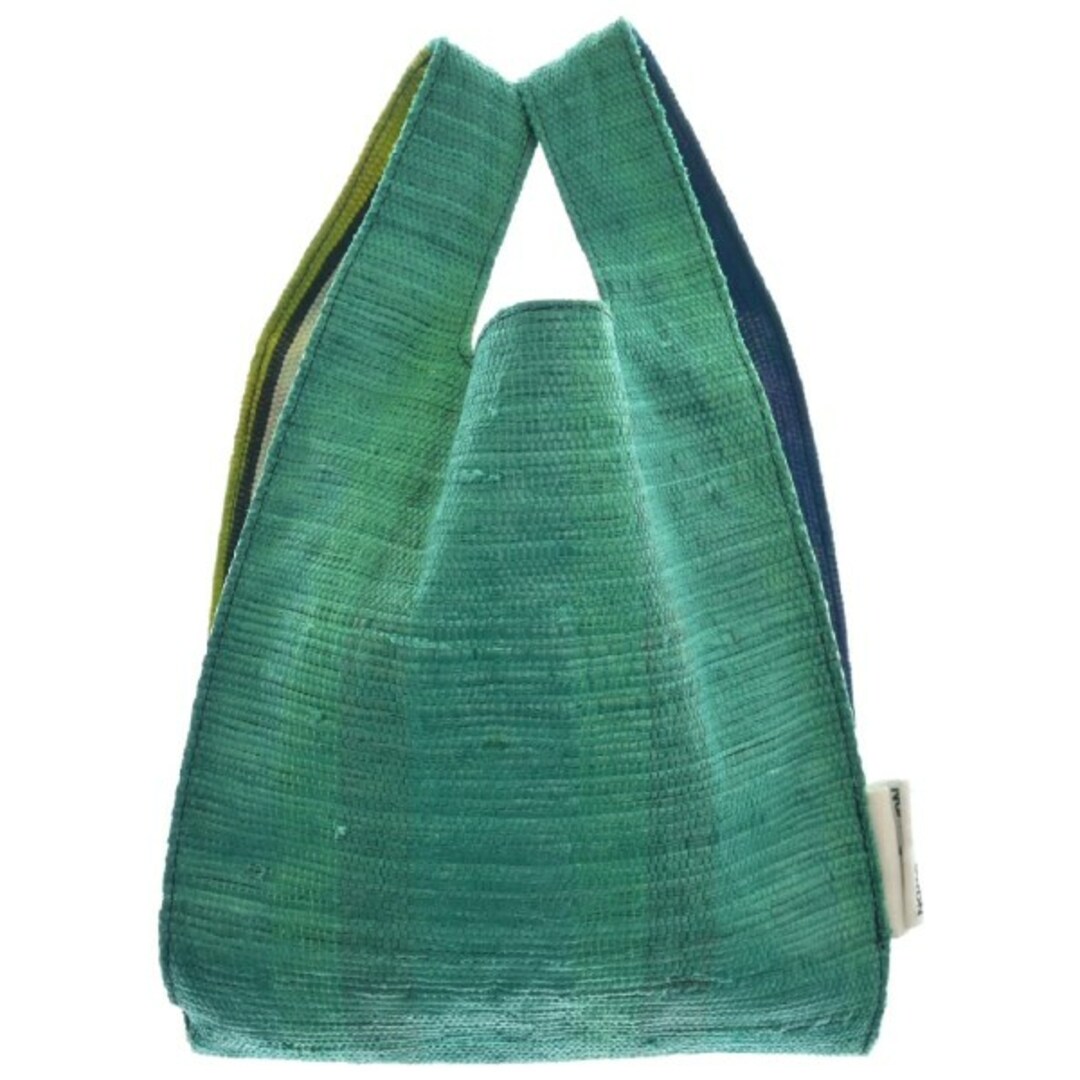 CMMN SWDN コモンスウェーデン トートバッグ - 白系x黒x青等 CMMN SWDN