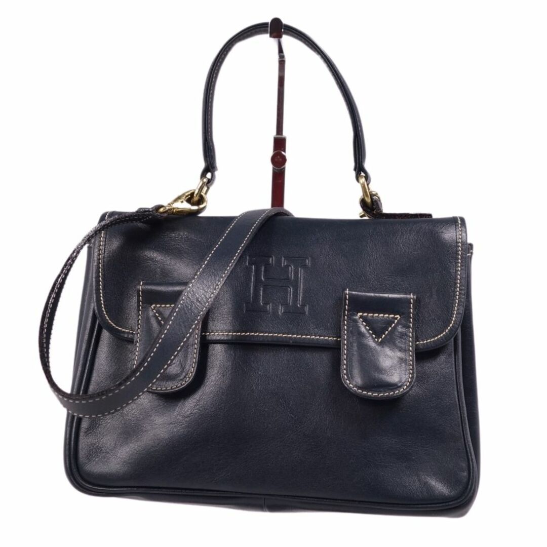 ヒロフ HIROFU バッグ 2way ミニ ハンドバッグ Hロゴ ショルダーバッグ