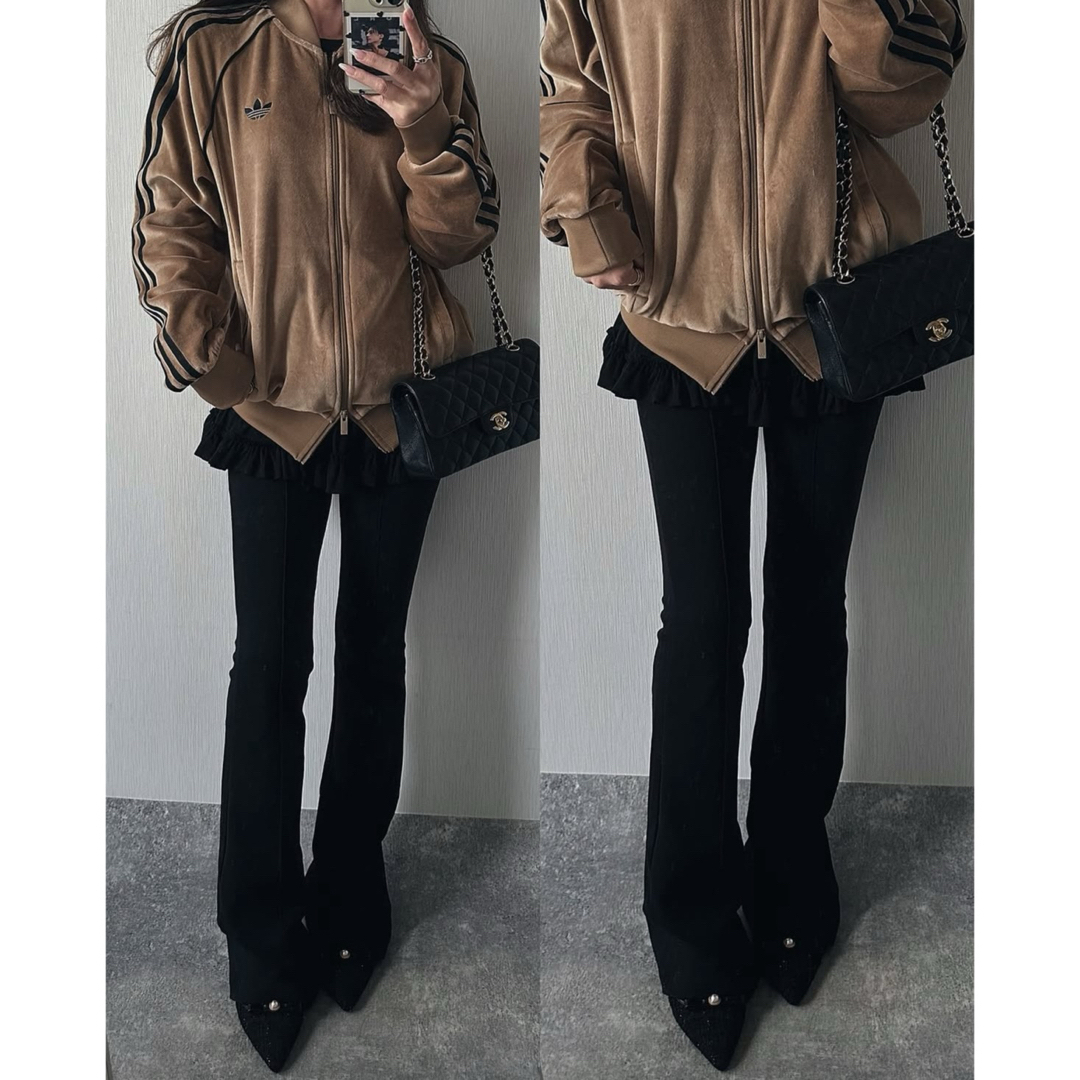 adidas Originals - 希少XS⭐️adidasアディカラー ブラウン ベロア