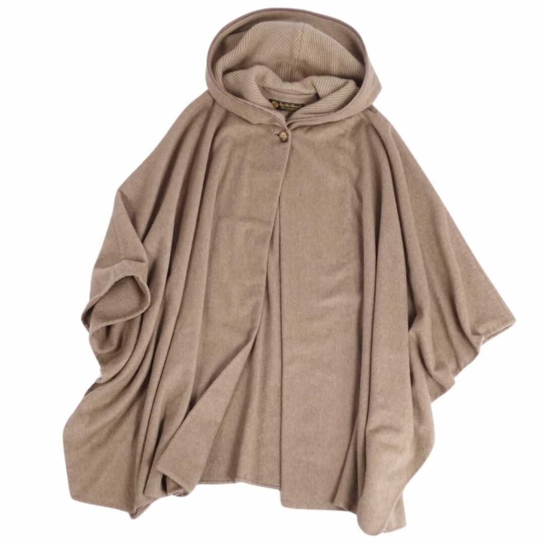 極美品 ロロピアーナ Loro Piana ポンチョ コート カシミヤ100％ 無地