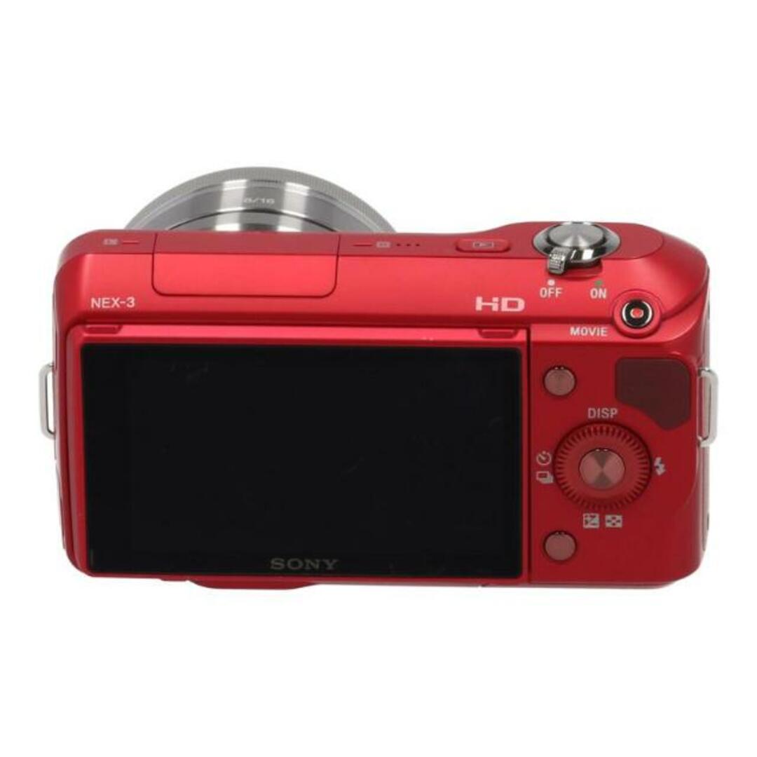 ショット数わずか2825枚｜SONY NEX-3 レッド ダブルレンズセット