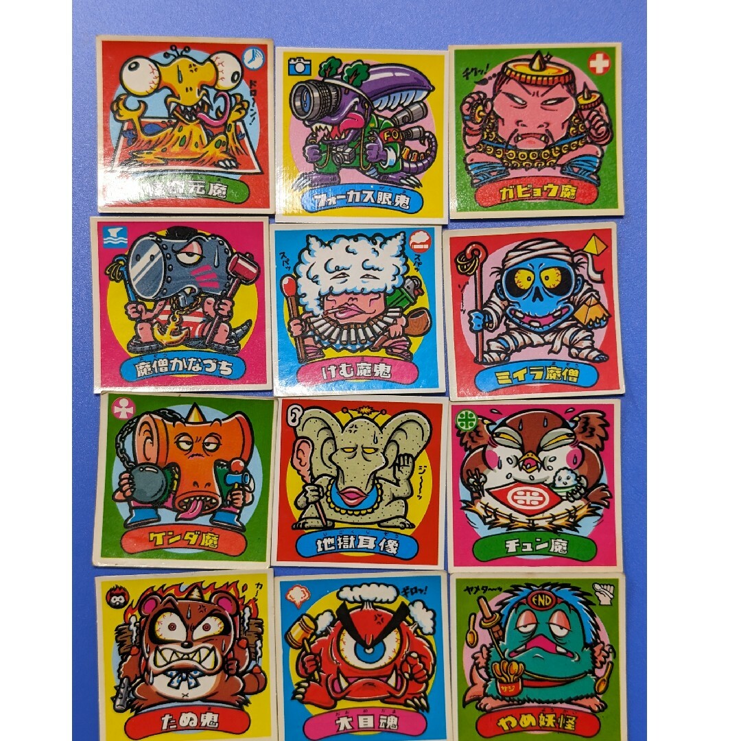 旧ビックリマンシール。第4弾 天使 お守り 悪魔＋聖フェニックス。の