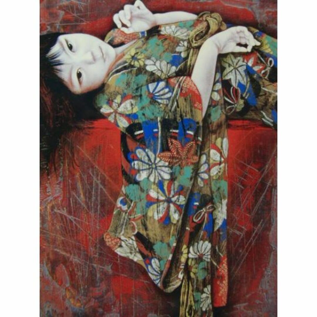 O-657）【智内兄助展 1987年 図録 おまけ・ポストカード2枚】 智内兄助