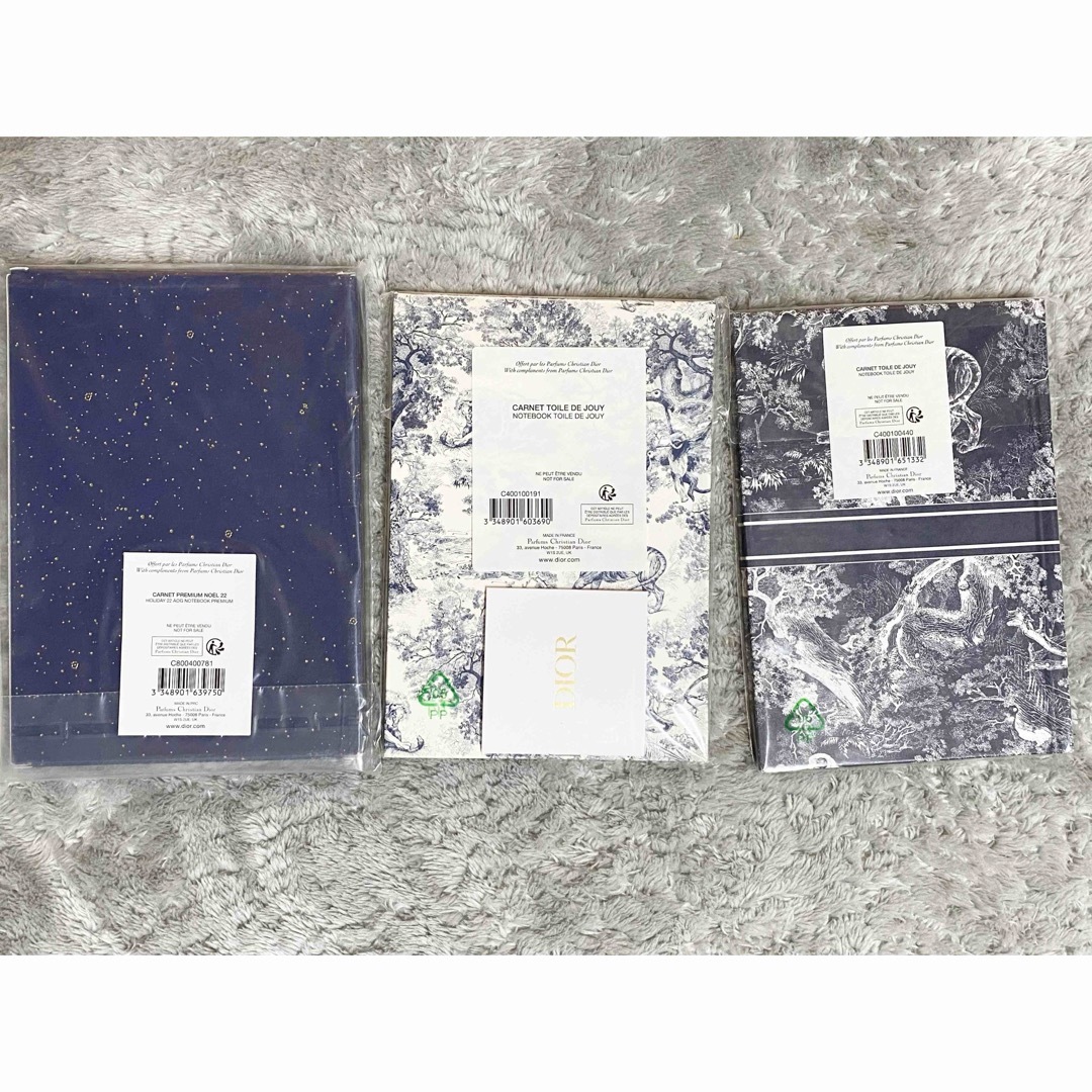 Christian Dior - Dior ディオール ノベルティ ノート 3点セット