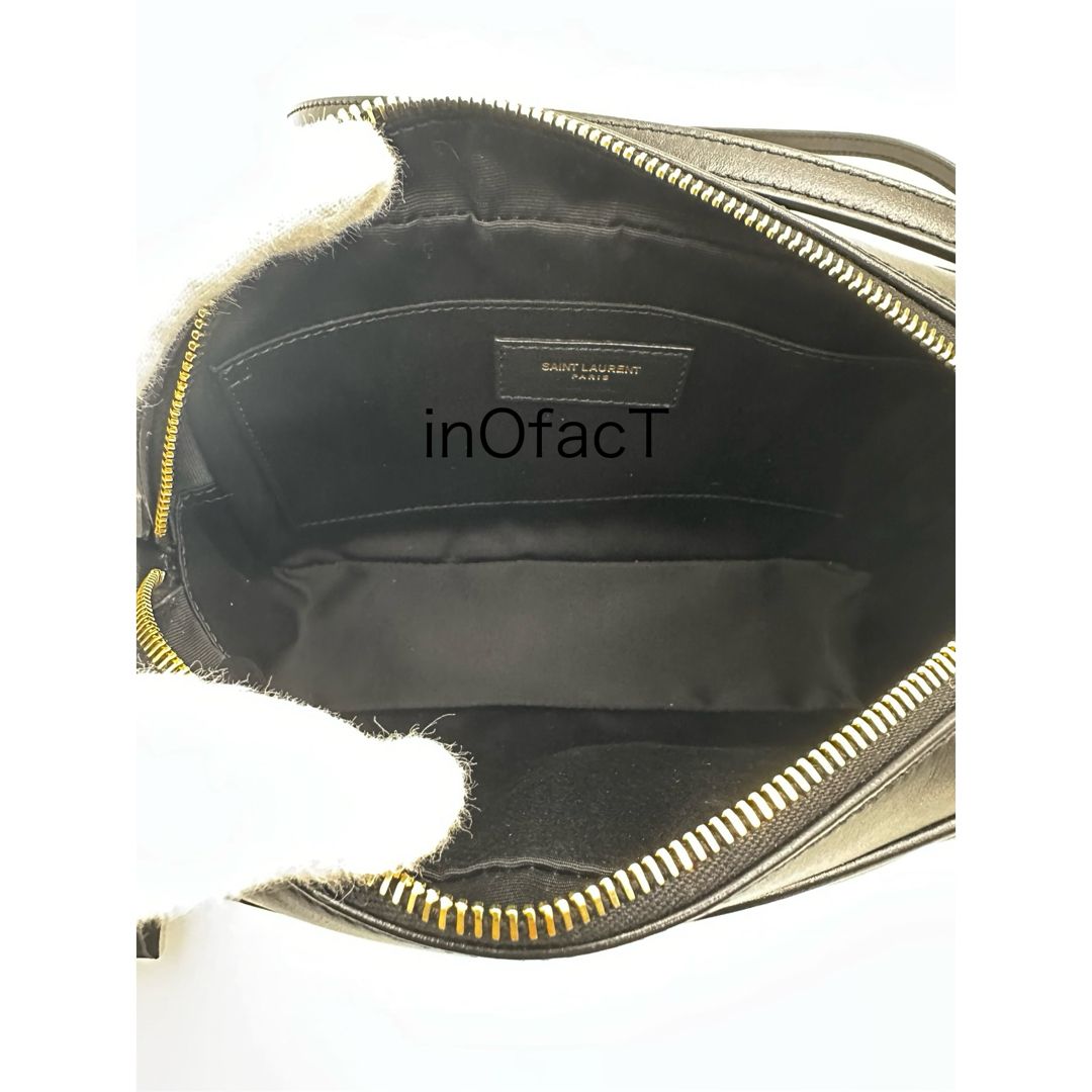 SAINT LAURENT - 黒×金 正規新品 Saint laurent サンローラン ルー