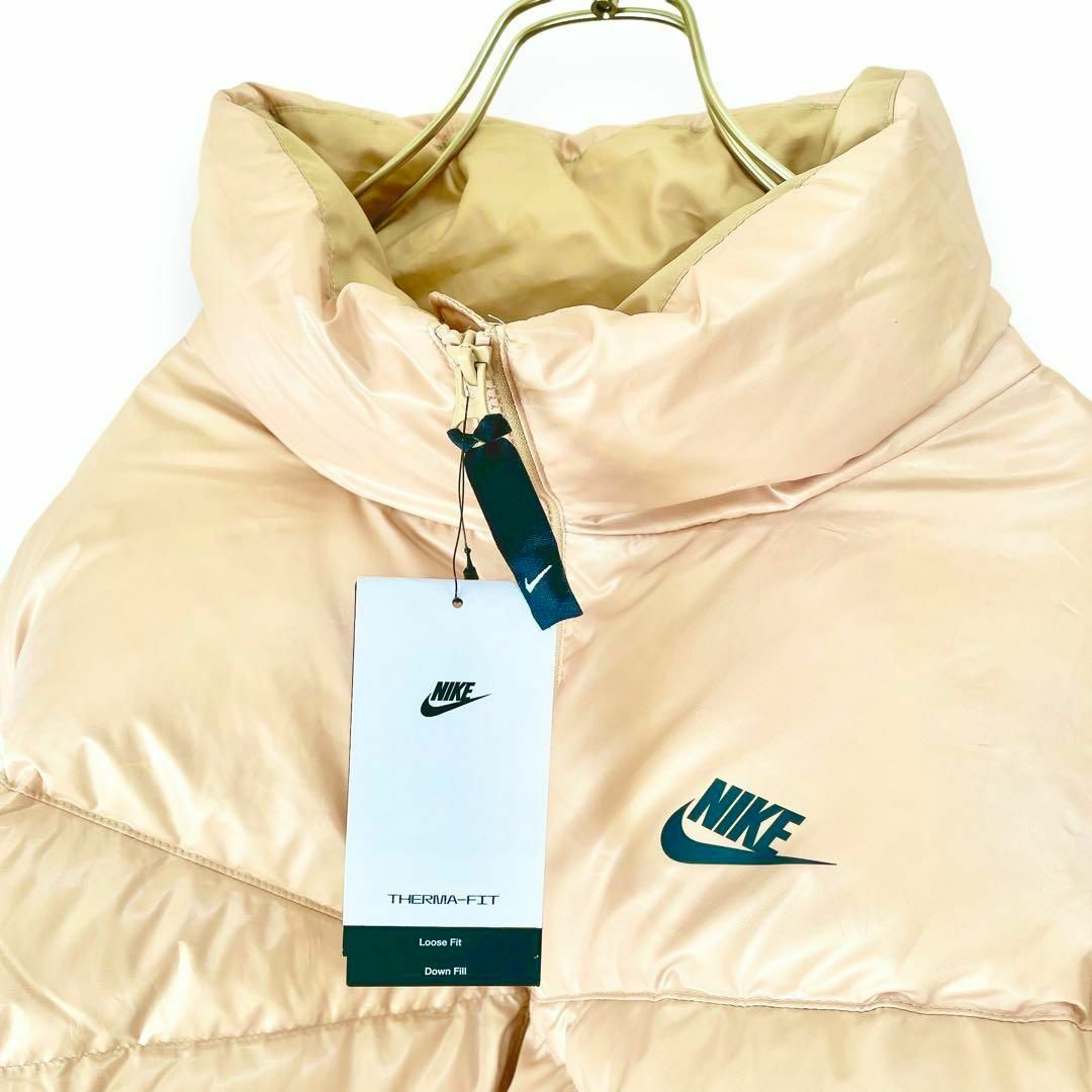 NIKE - 新品 ナイキ ダウンジャケット NIKE THERMA-FIT ゴールド