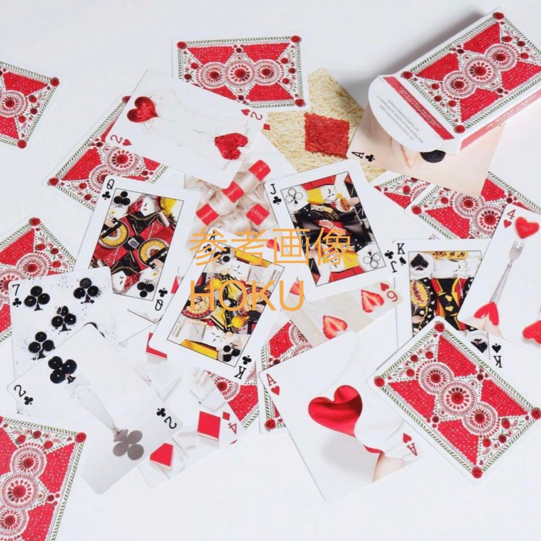 ☆新品☆吉田ユニ展「PLAYING CARDS」☆トランプ＆アートブック（赤