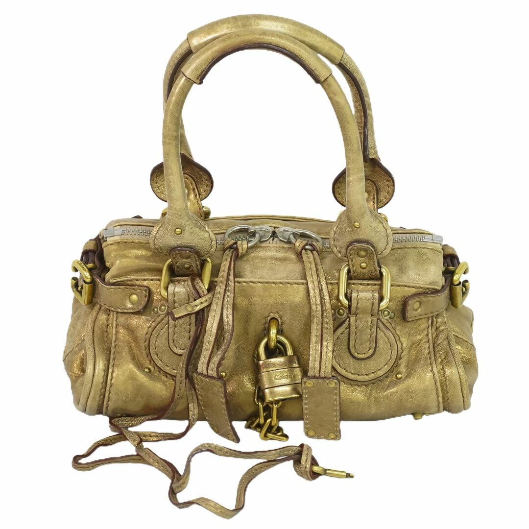 Chloe - 本物 クロエ Chloe ミニ パディントン ハンドバッグ レザー
