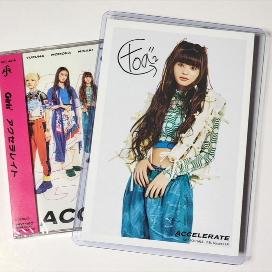 Girls2 アクセラレイト HMVプリントサイン入りポストカード トアの通販