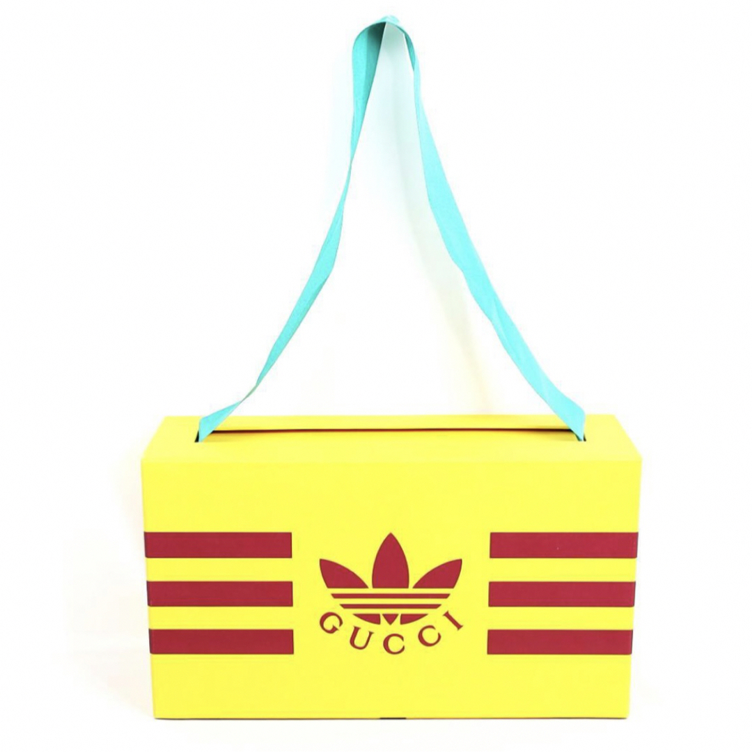 GUCCI - 新品 adidas x Gucci コラボ GG プラットフォームサンダル 黄