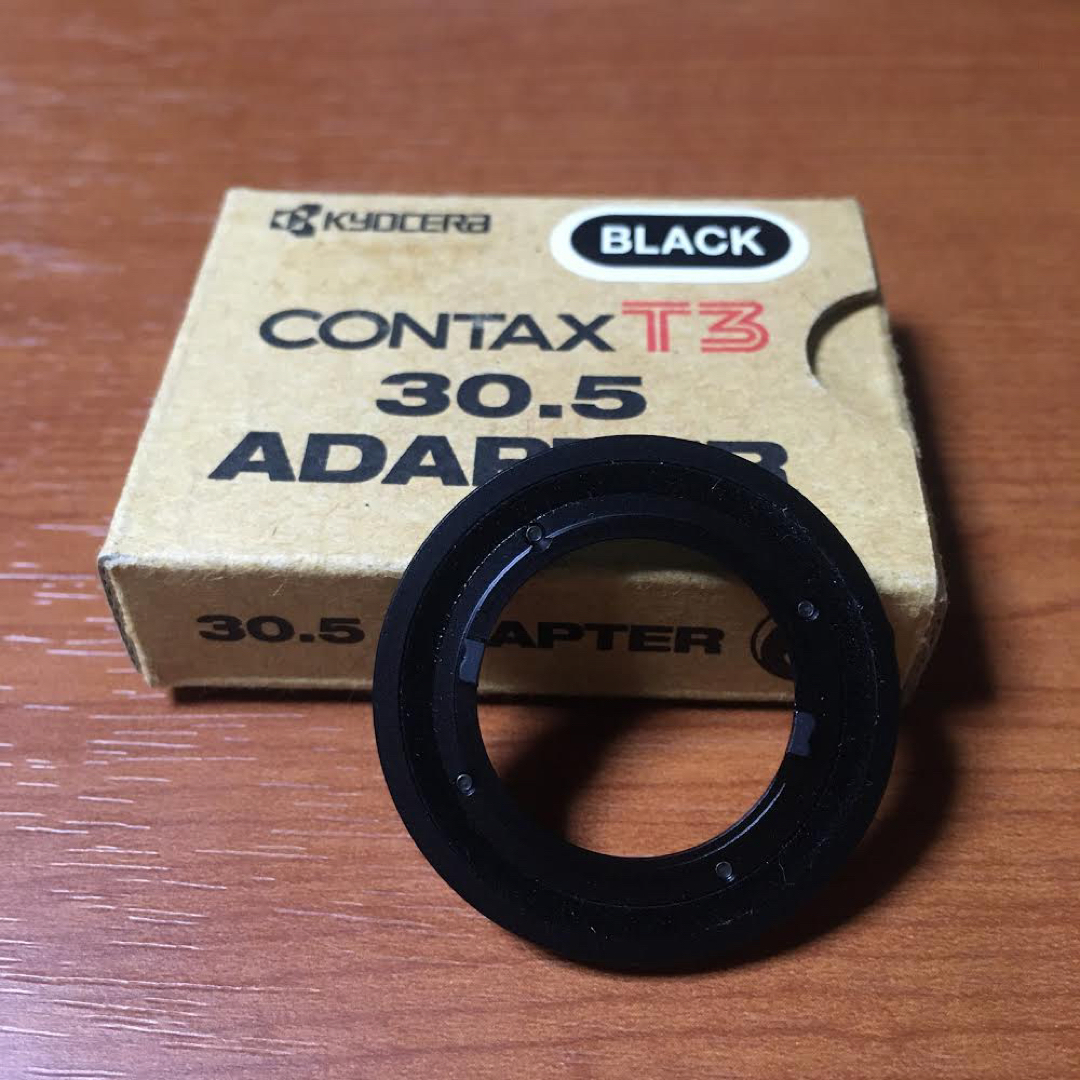 CONTAX T3用 30.5 アダプター ブラック コンタックスの通販 by か｜ラクマ