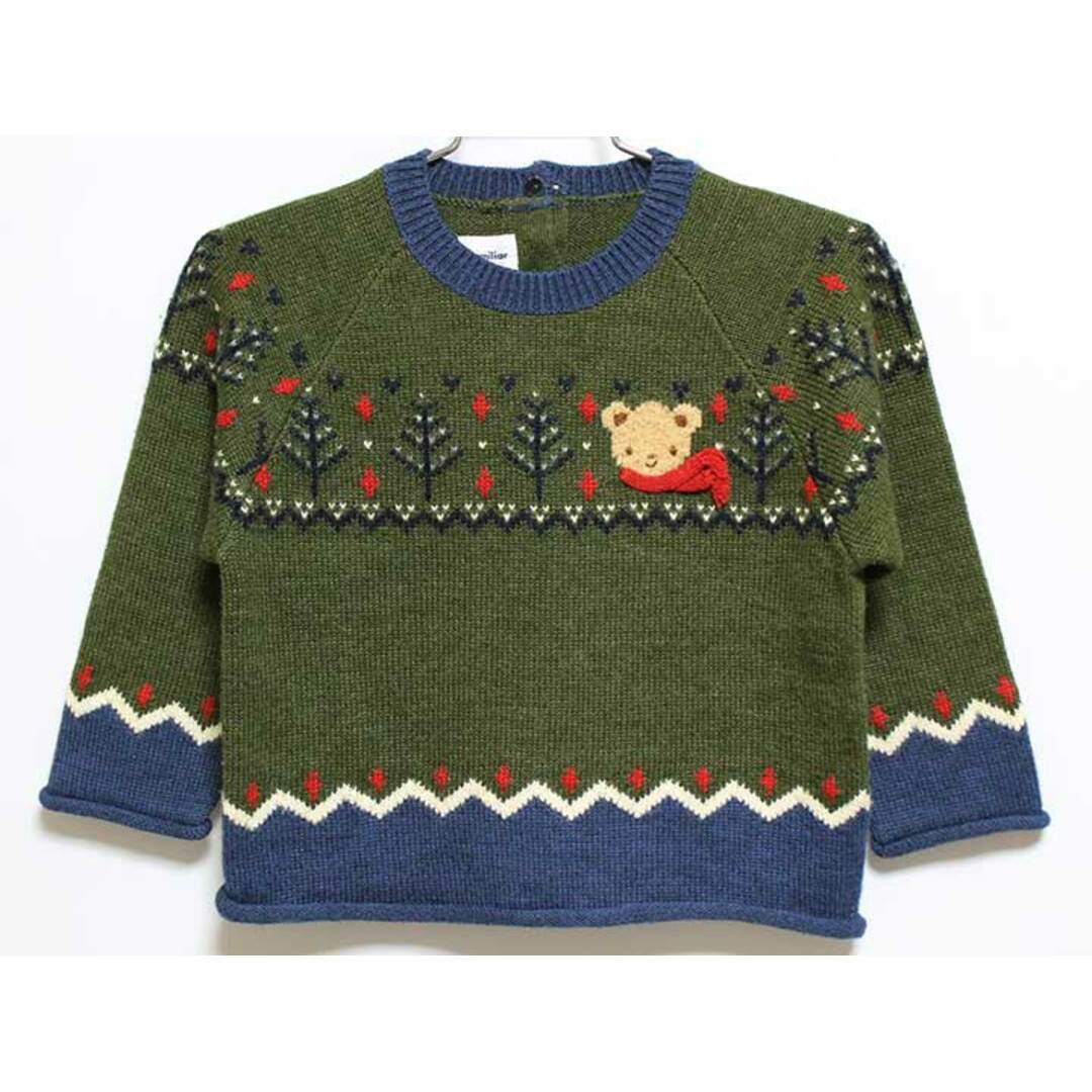 familiar - 希少‡ファミリア/familiar‡90cm ニット/セーター グリーン