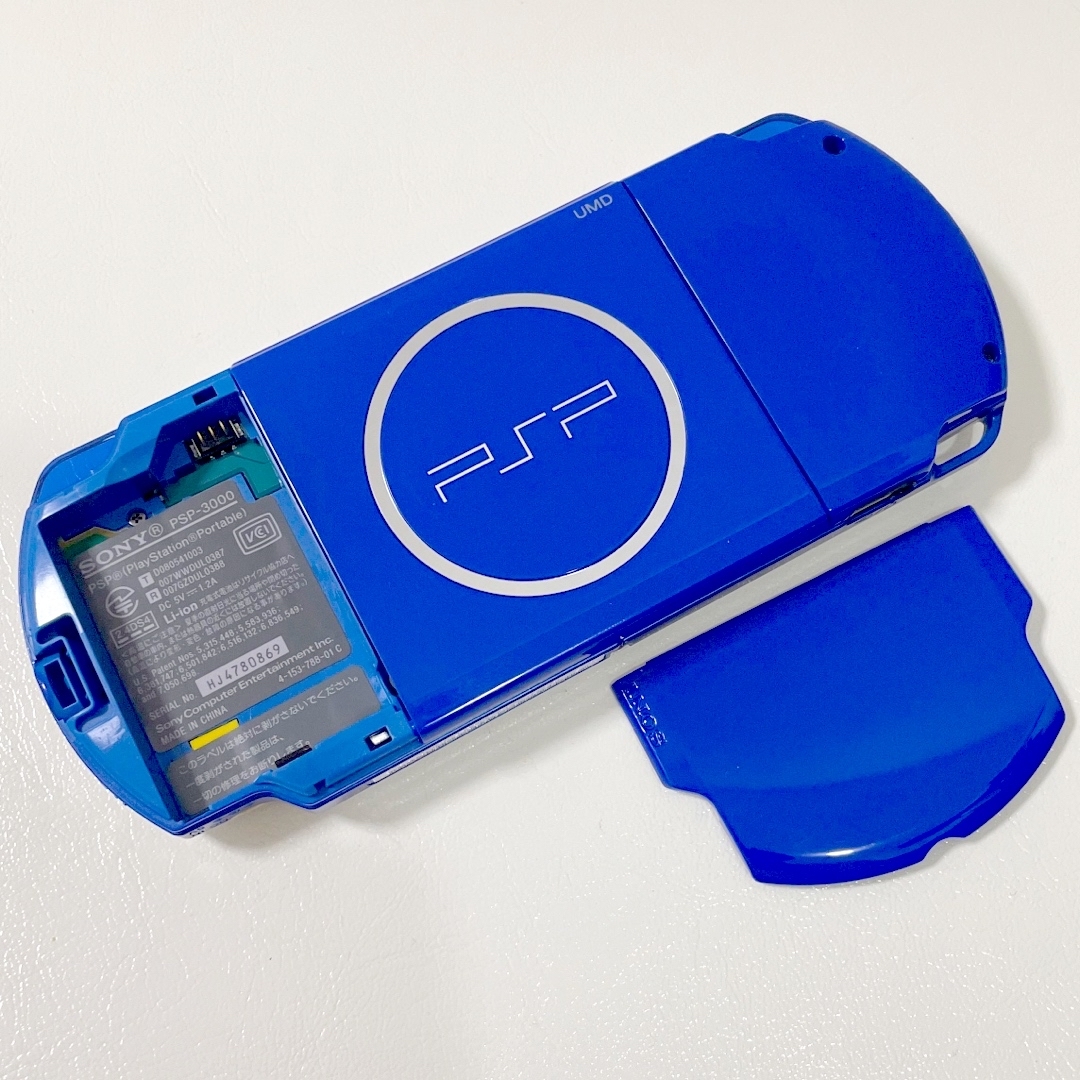 PlayStation Portable - PSP 3000 ホワイト ブルー 本体 PSPJ-30018