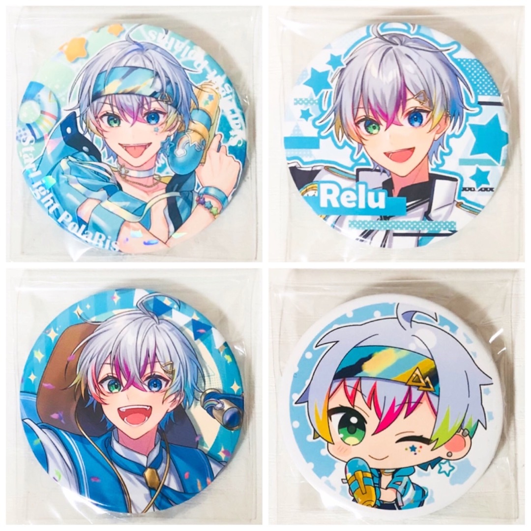 新品☆すたぽら【Relu】缶バッジ☆第6弾☆4点セットの通販 by ♡'s