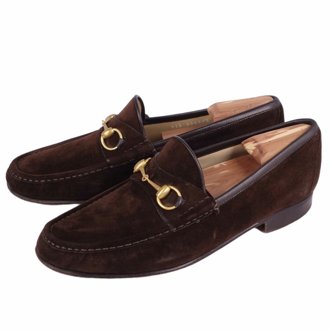 GUCCI - グッチ GUCCI ローファー モカシン ホースビット スウェード