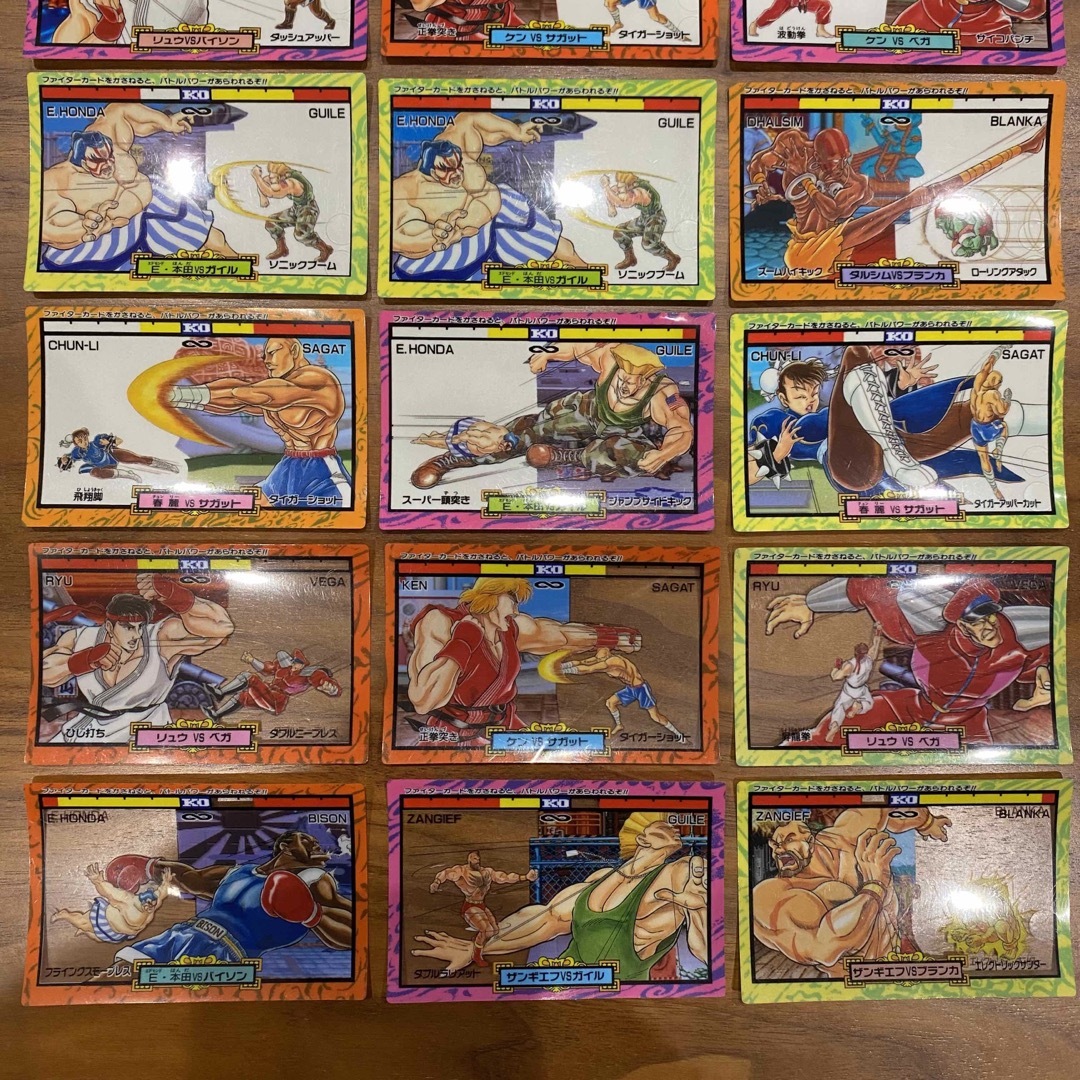 CAPCOM - ストリートファイターⅡ カード18枚 90年代 レトロの通販 by