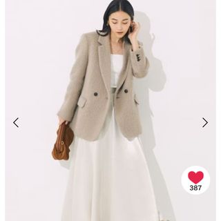 BABYLONE - ☆me様専用☆BABYLONE シャギージャケットコートの通販 by