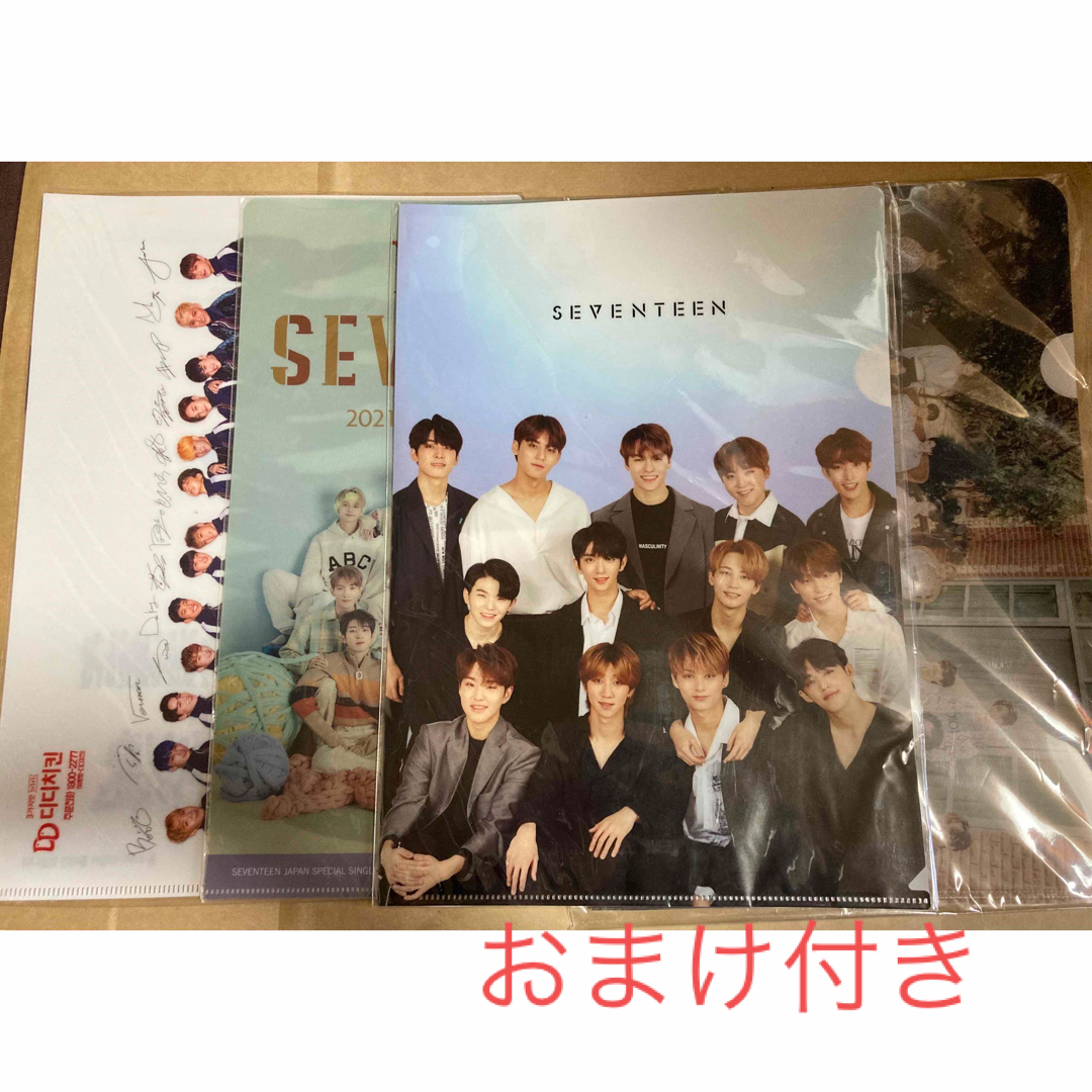 SEVENTEEN - セブチ クリアファイルセット おまけ付きの通販 by ちぃ's