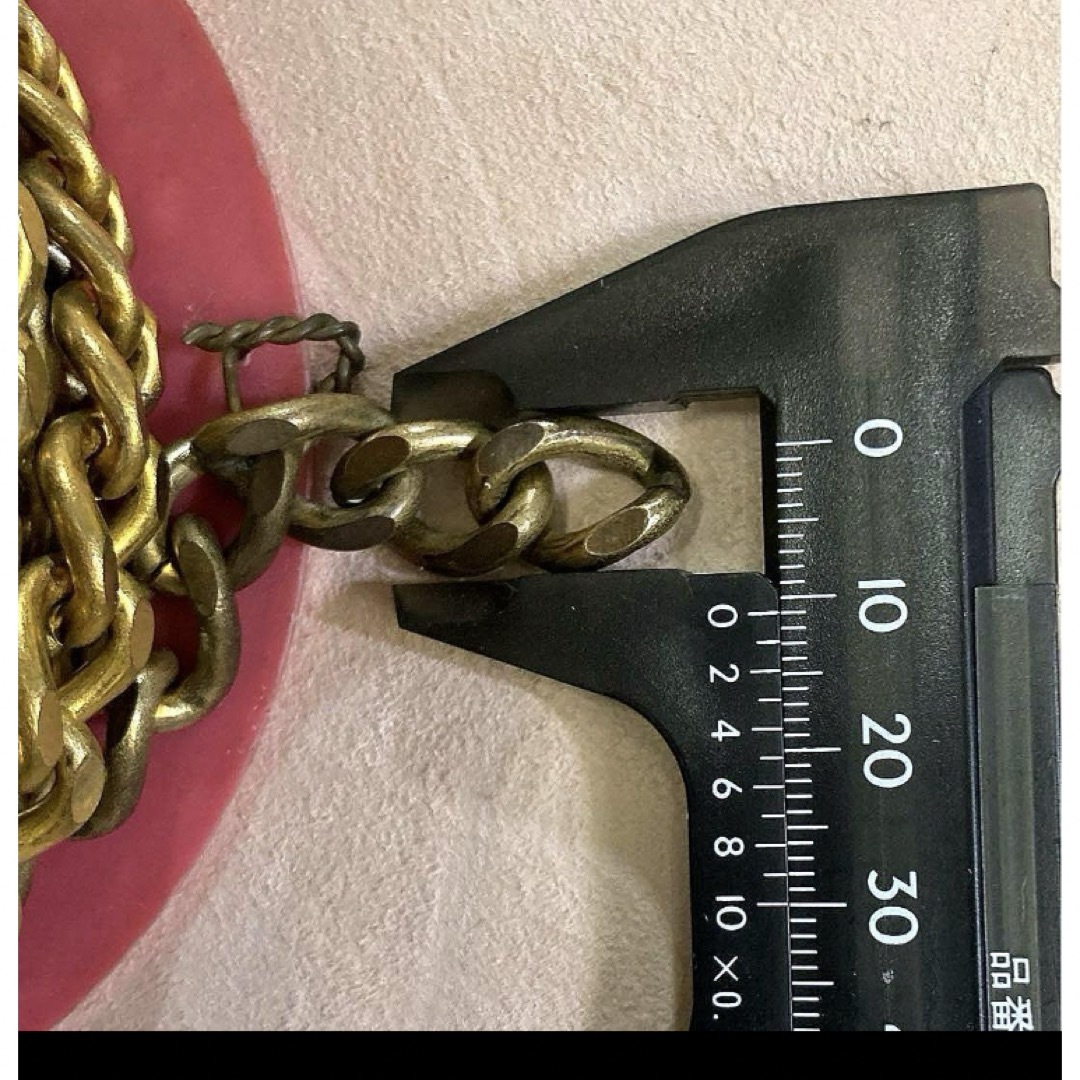 喜平チェーン2面カット＊B-125＊10M巻、未使用＊未メッキ、真鍮＊送込