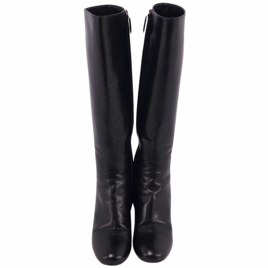 MIU MIU - ミュウミュウ miumiu ブーツ ロングブーツ ヒール カーフ