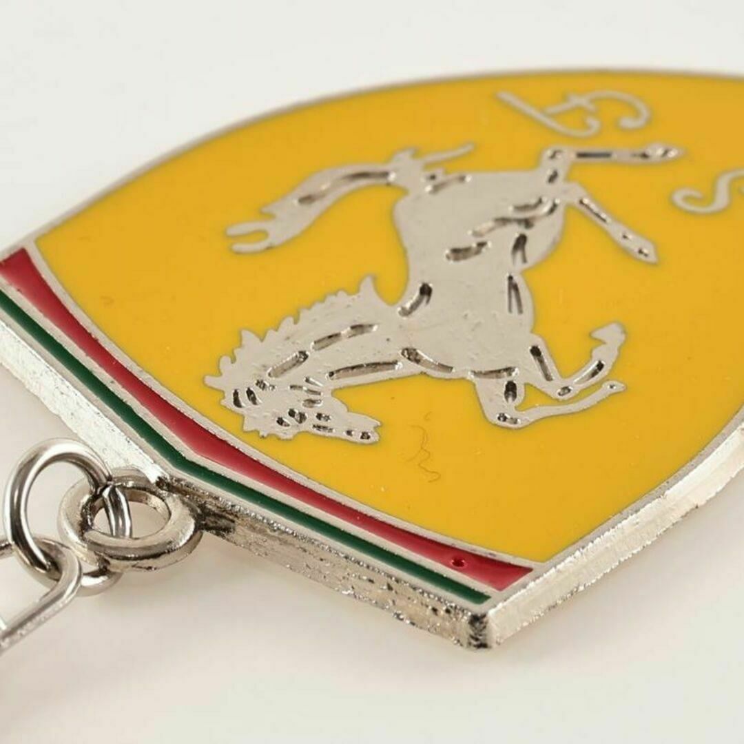 Ferrari - フェラーリ Ferrari 黄色 エンブレム キーリングの通販 by