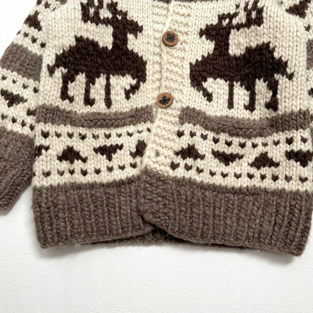 KANATA - KANATA カナタ ウッドボタン カナダ製 トナカイ カウチン