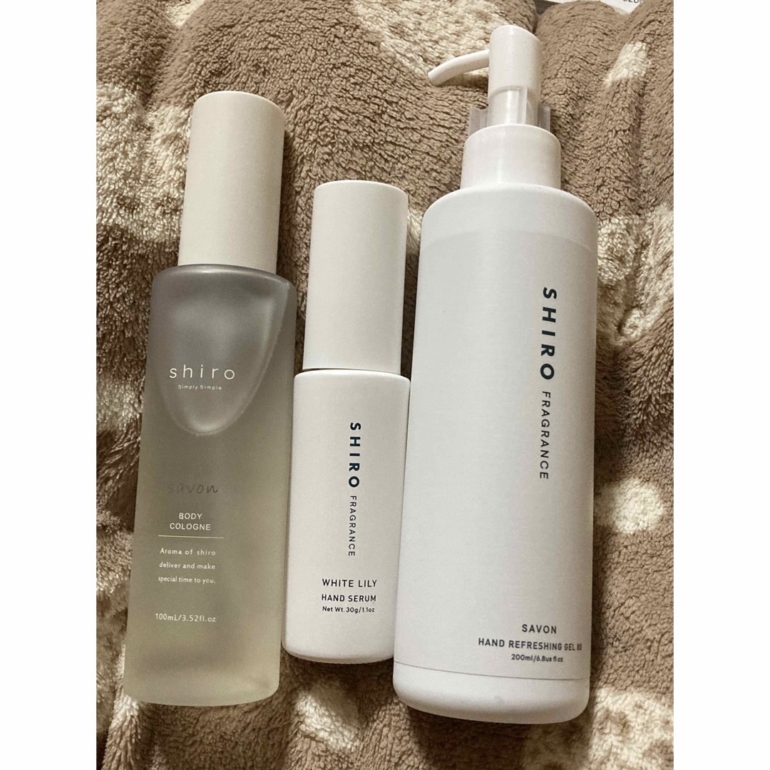 shiro - shiro シロ3点セットの通販 by なこ's shop｜シロならラクマ