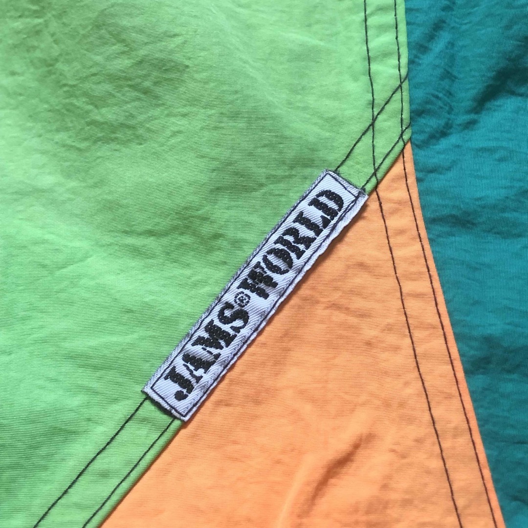 ART VINTAGE - USA製 JAMS WORLD HONOLULU マルチカラー ナイロンjktの