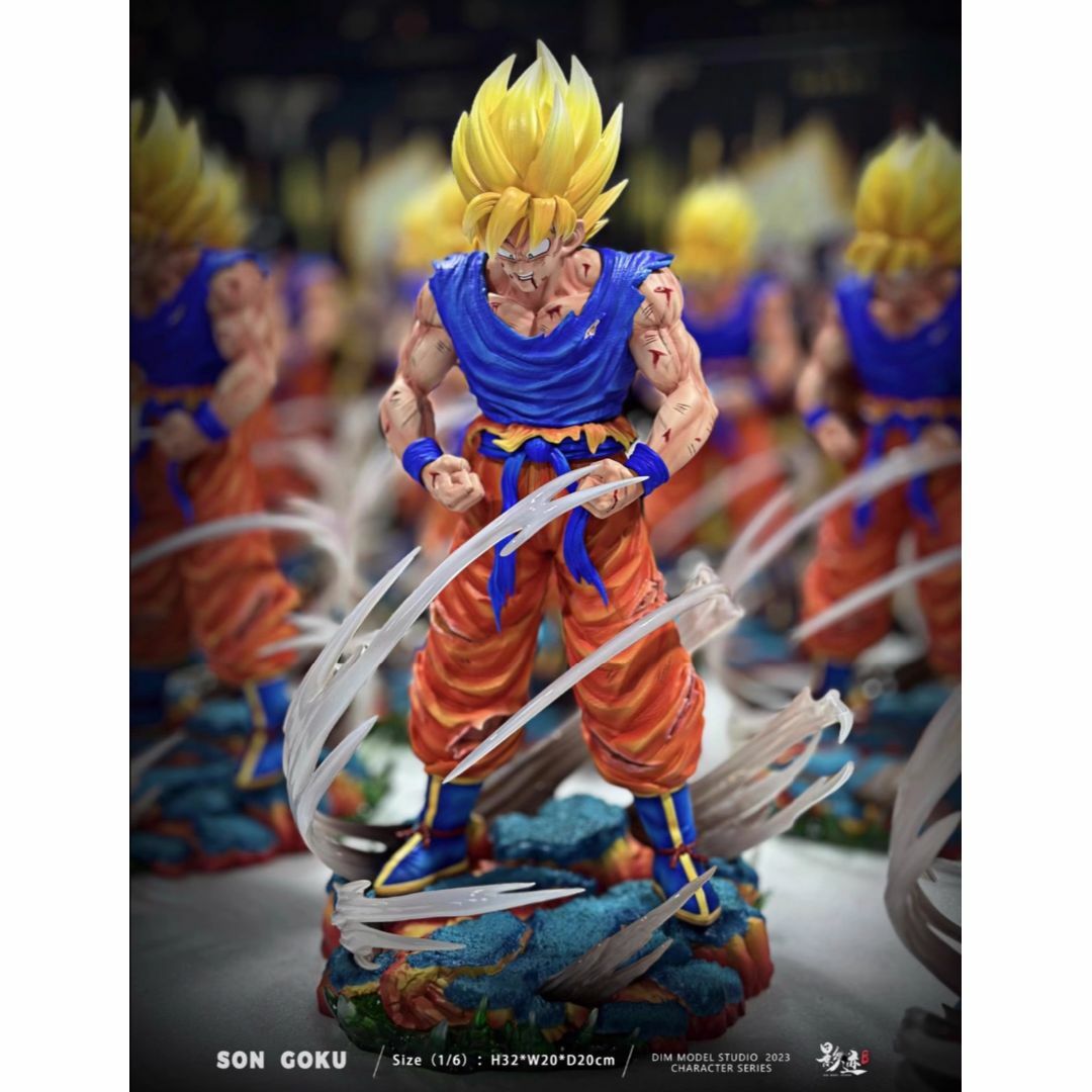 ドラゴンボール 超サイヤ人 孫悟空 ガレージキット フィギュア 1/6