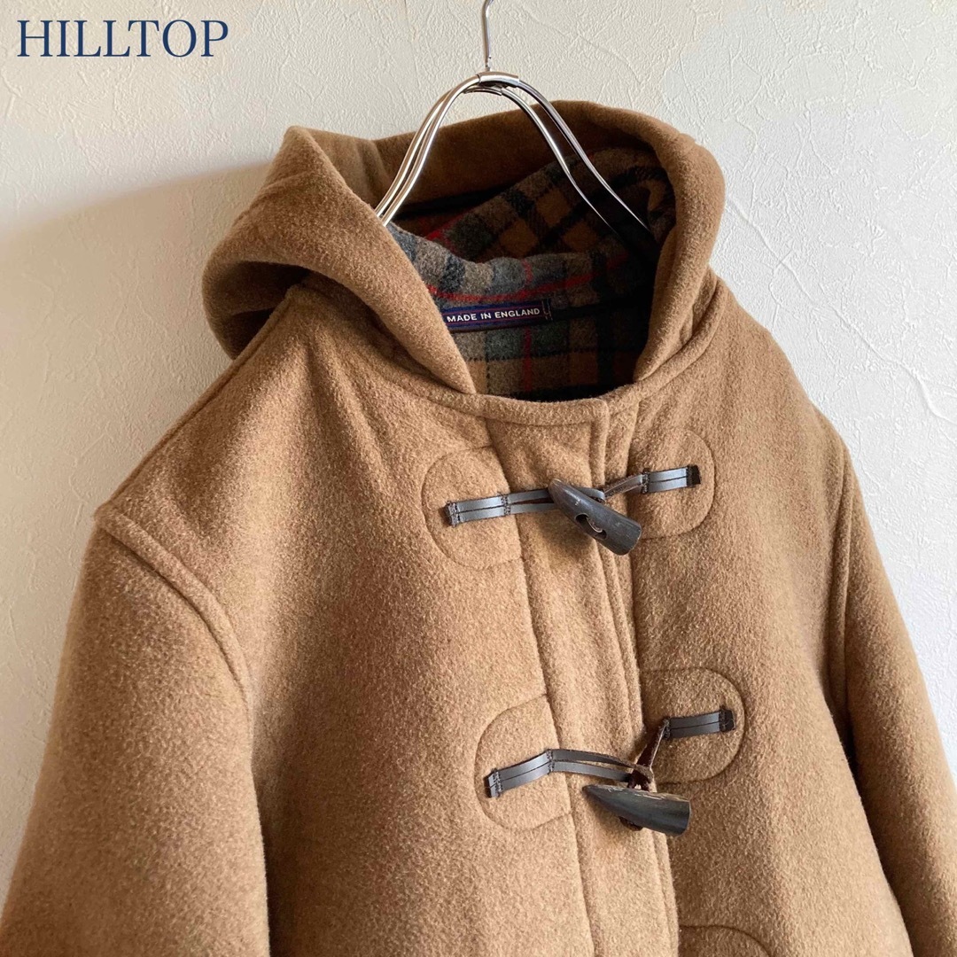 Gloverall - 英国製 ヒルトップ 裏チェック ウールメルトン ダッフル