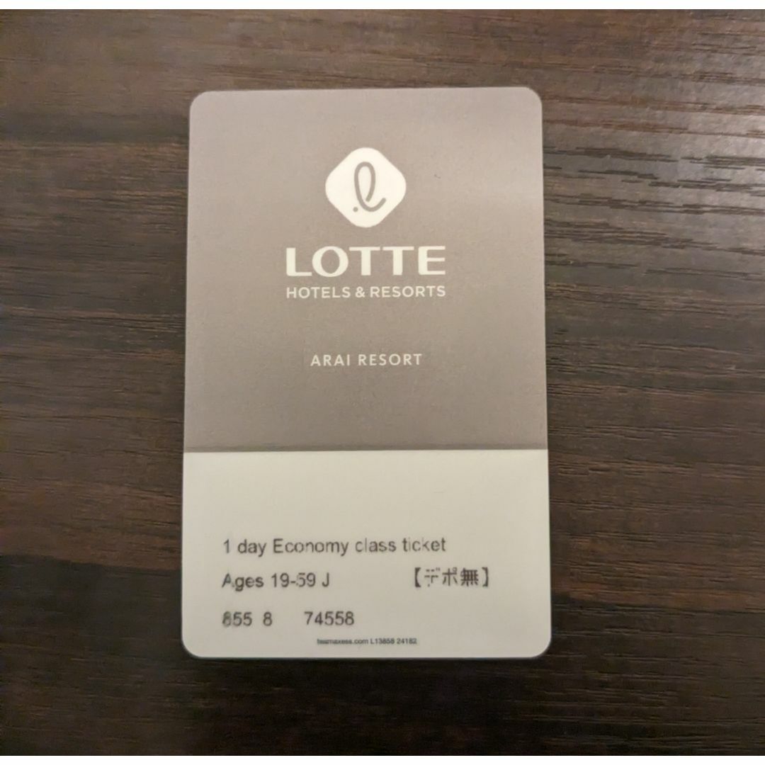 ロッテアライリゾート リフト券1枚の通販 by よしお's shop｜ラクマ