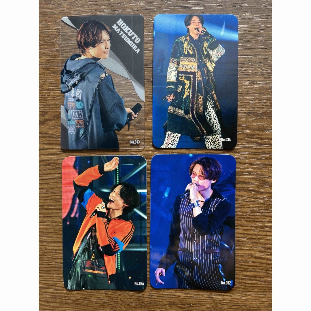 SixTONES - 松村北斗 トレーディングカード4枚の通販 by BUTTERFLY's