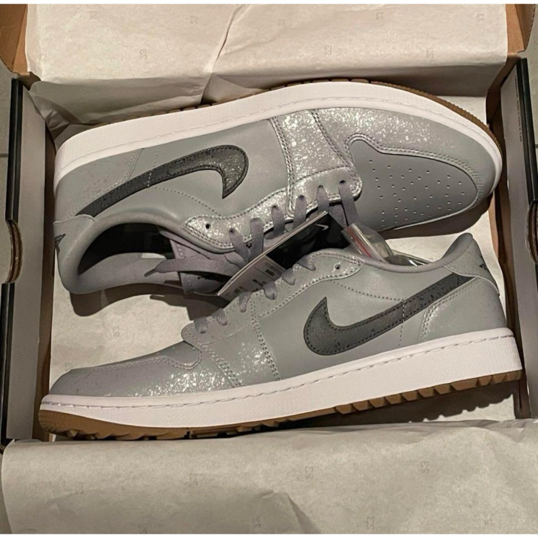 NIKE - Nike Air Jordan 1 Low Golf Wolf Grey Gumの通販 by モミジ's