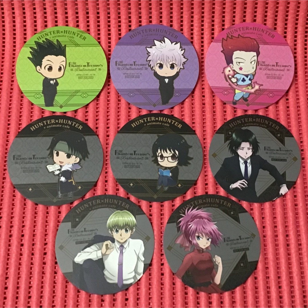 ハンター×ハンター(83)《アニカフェ 幻影旅団編 特典コースター バラ
