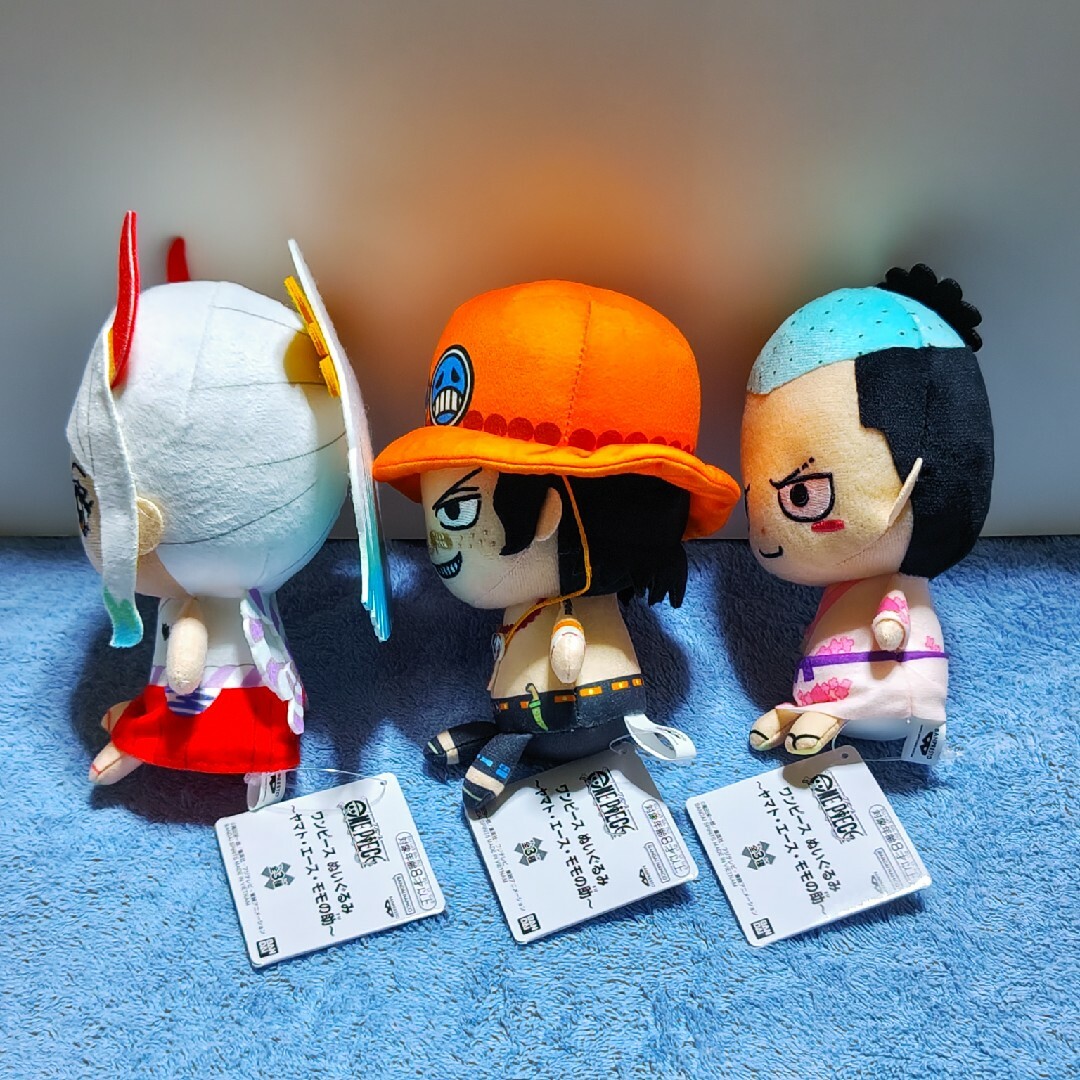 ONE PIECE - ワンピース ぬいぐるみ ヤマト・エース・モモの助 全3種