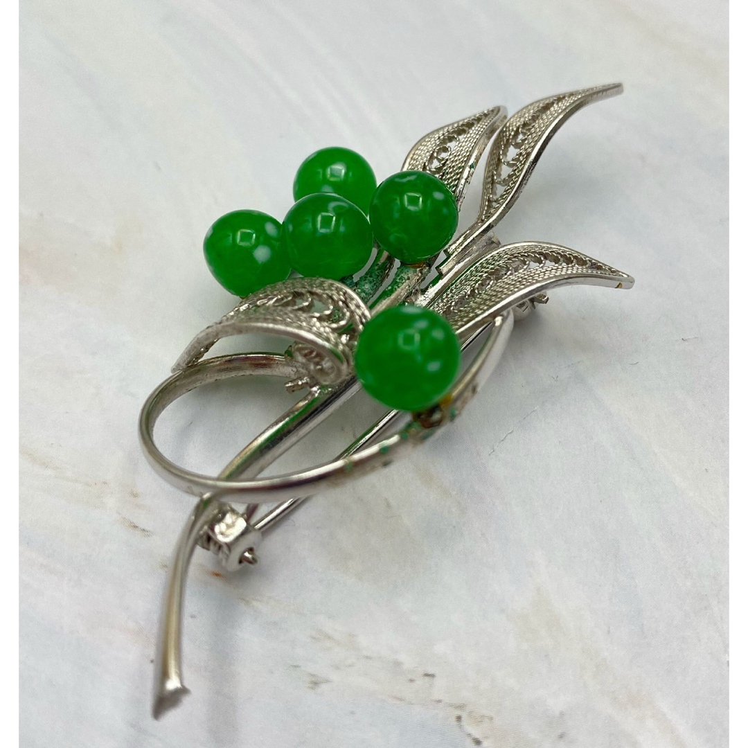 天然石 緑翡翠 ブローチ 4の通販 by GOLD CAT⚠️在庫確認お願いします