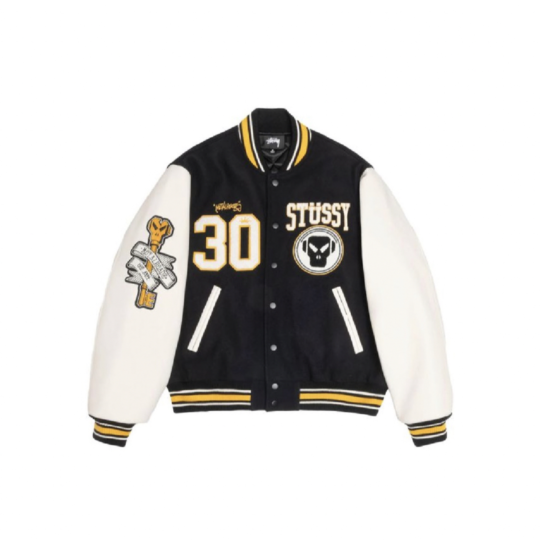 STUSSY - STUSSY METALHEADZ 30 VARSITY JACKET の通販 by streat's