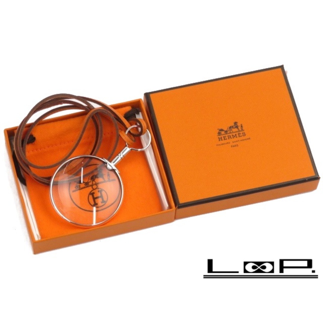 HERMES - □新同□ エルメス ルーペ 虫眼鏡 ネック ストラップ