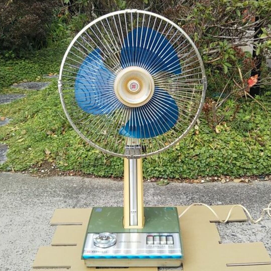 昭和レトロ レア！ 稼働品 National 扇風機 F-30LB 松風 Panasonic