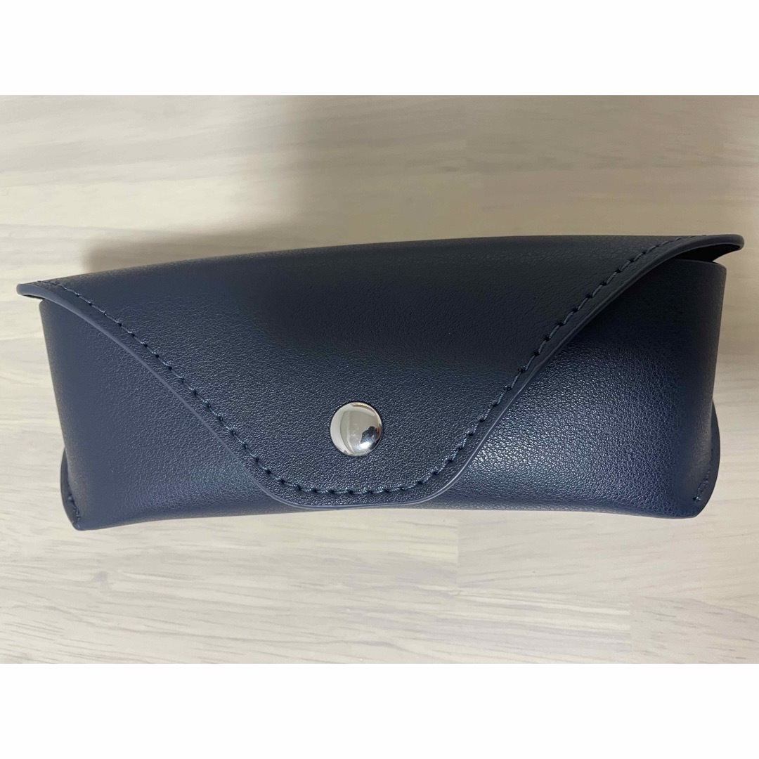 KANEKO OPTICAL - 【未使用】金子眼鏡 メガネケース ネイビー レザー