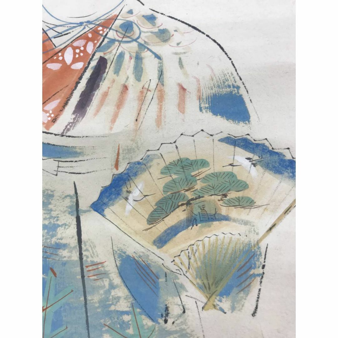 真作/三宅凰白/子供/三番叟/祝事人物図/正月掛軸/掛軸☆宝船☆AD-597の